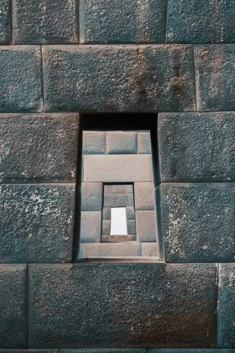 Inca stonework detail, perfectly carved